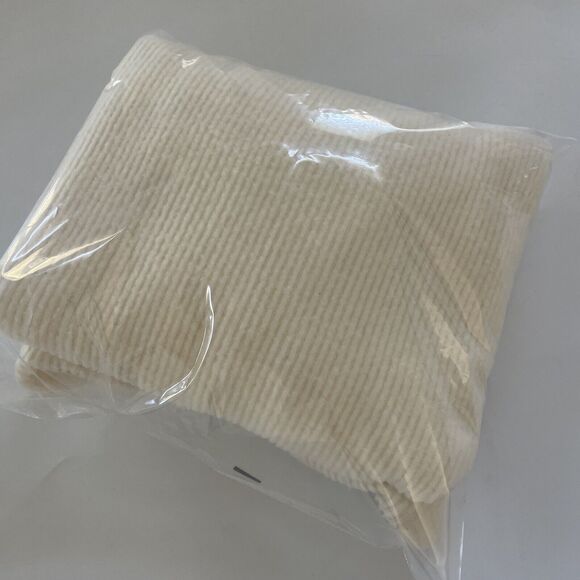 H by Bordeaux Sweater Womens Size Small Cream Lightweight Ribbed‎ Oversized - Picture 8 of 8